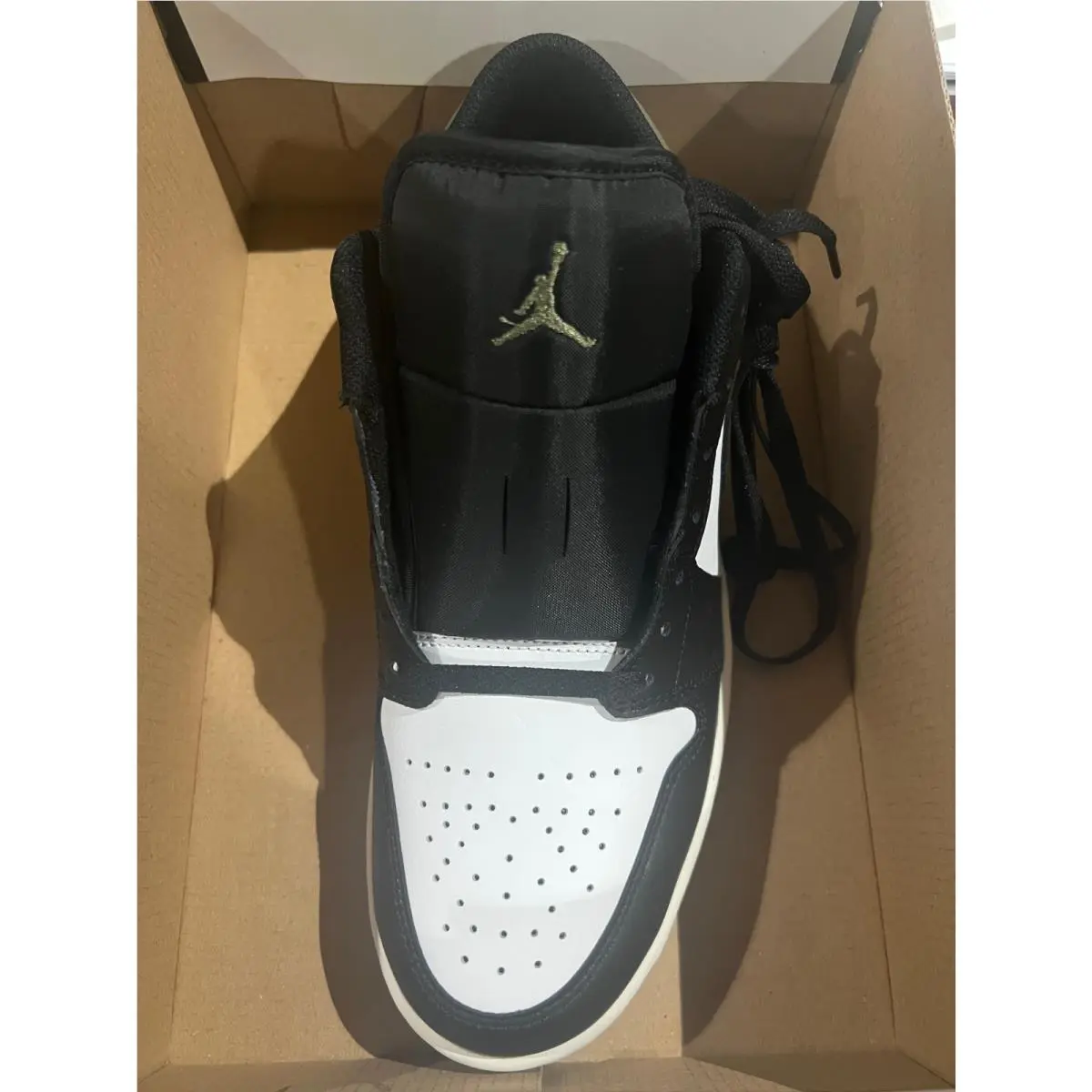 Nike shoes - 553558 - 553558 - BLACK/WHITE-MEDIUM OLIVE 2