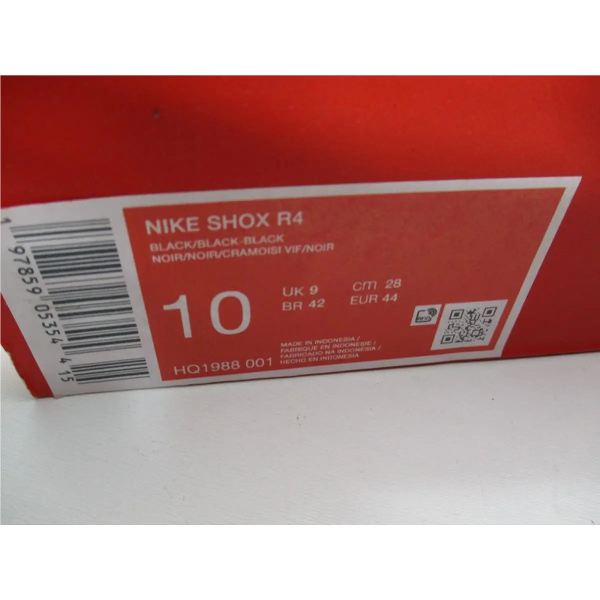 Nike shoes - Nike Shox R4 - Shox - HQ1988-001 - Black (UPC: 197859055098) 9