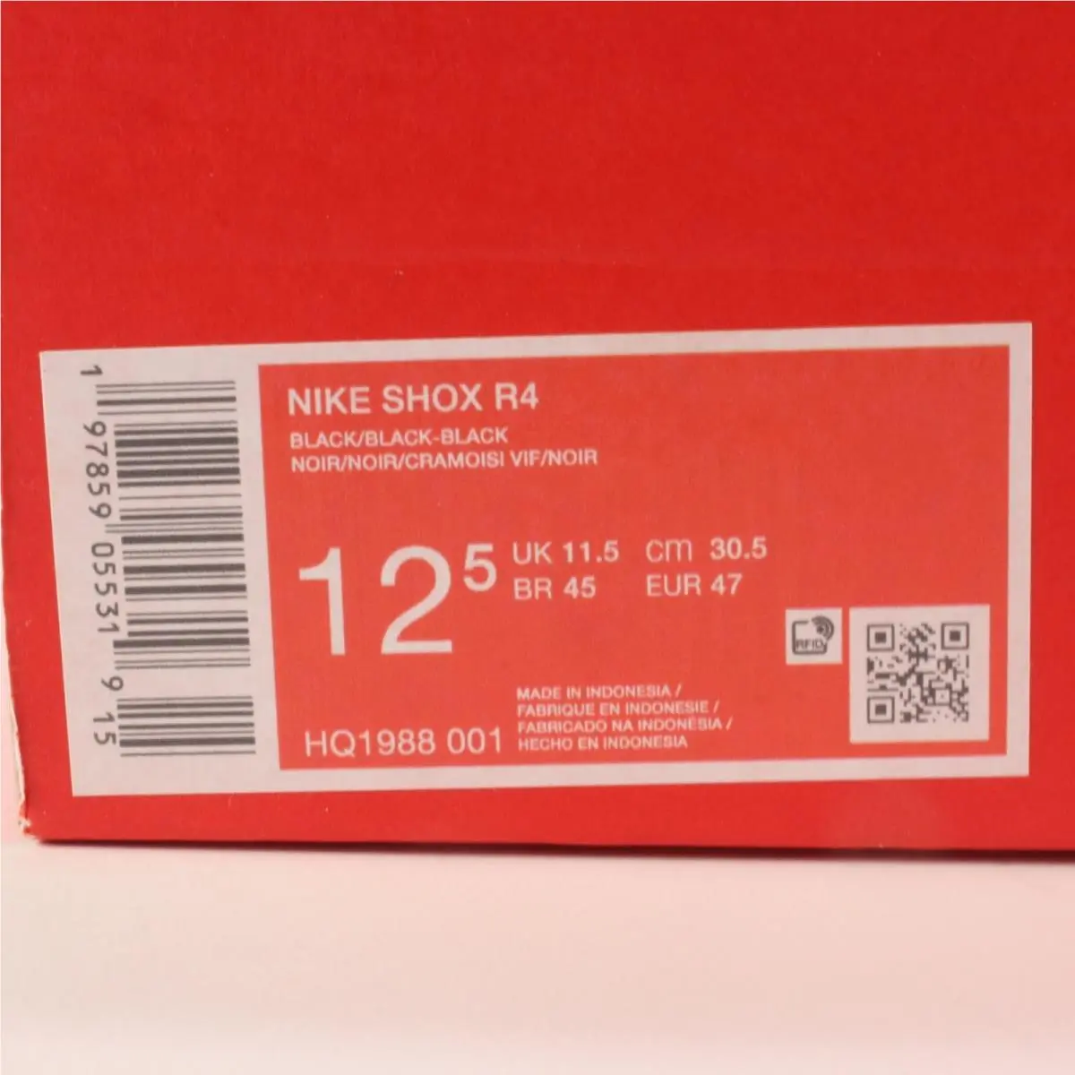 Nike shoes - Nike Shox R4 - Shox - HQ1988-001 - Black 8