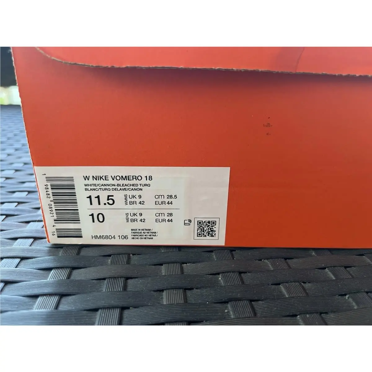 Nike shoes - Nike Vomero 18 - Vomero - HM6804-106 - White/Turquoise 6