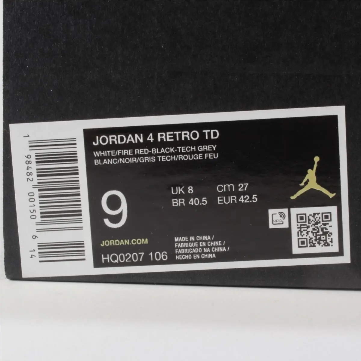 Nike shoes - Air Jordan 4 - Air - HQ0207-106 - White 9