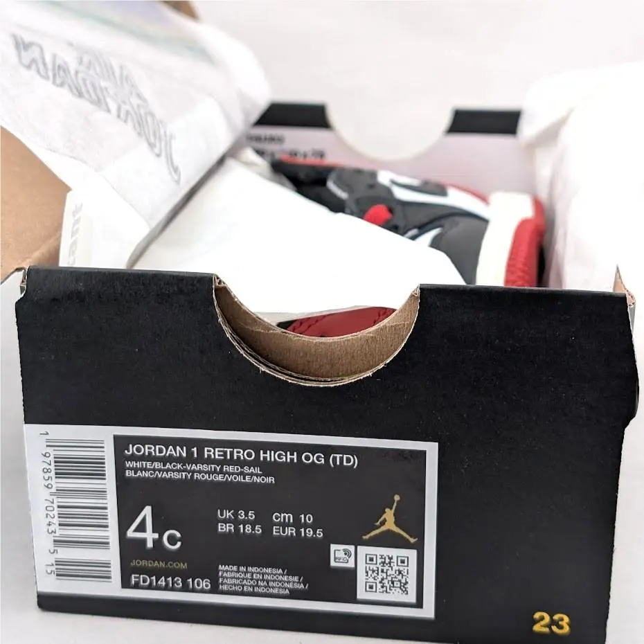 Nike shoes - Jordan 1 - FD1413 106 - Red 5