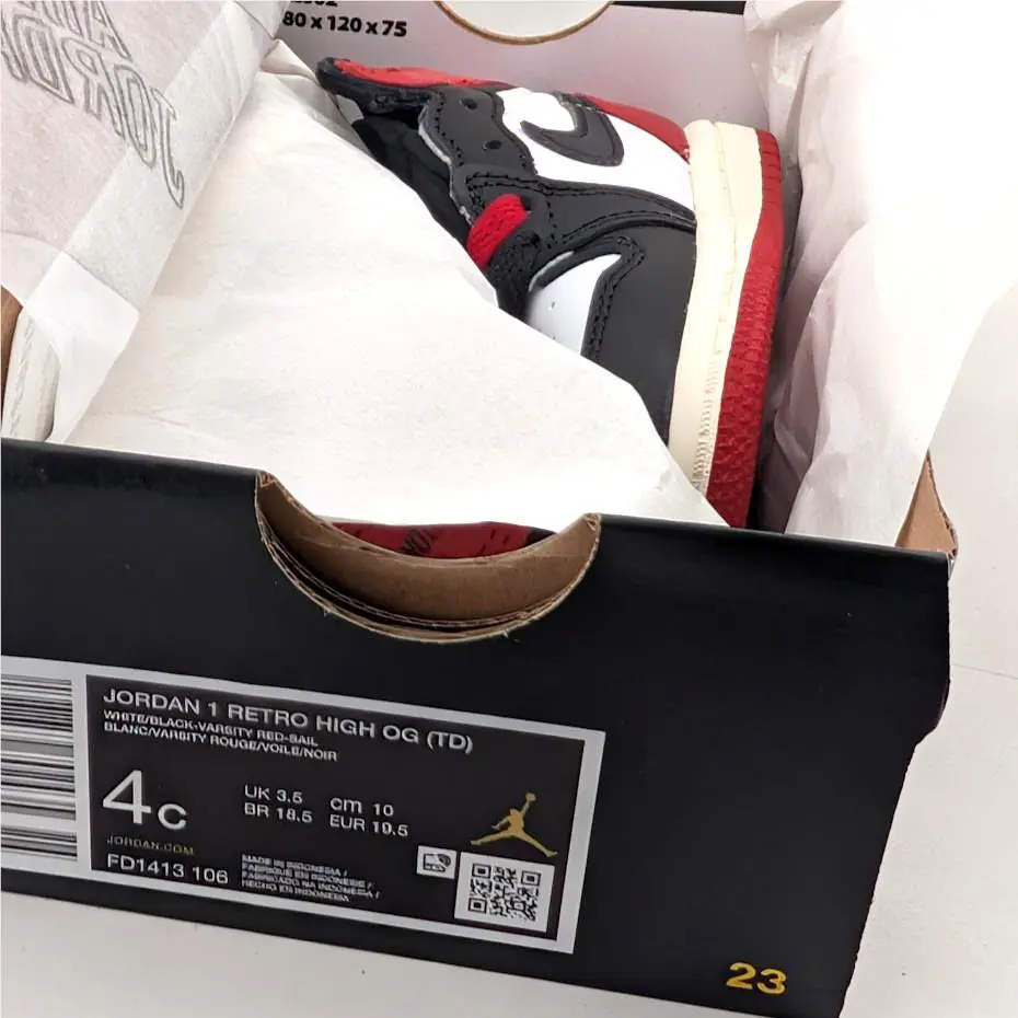 Nike shoes - Jordan 1 - FD1413 106 - Red 4