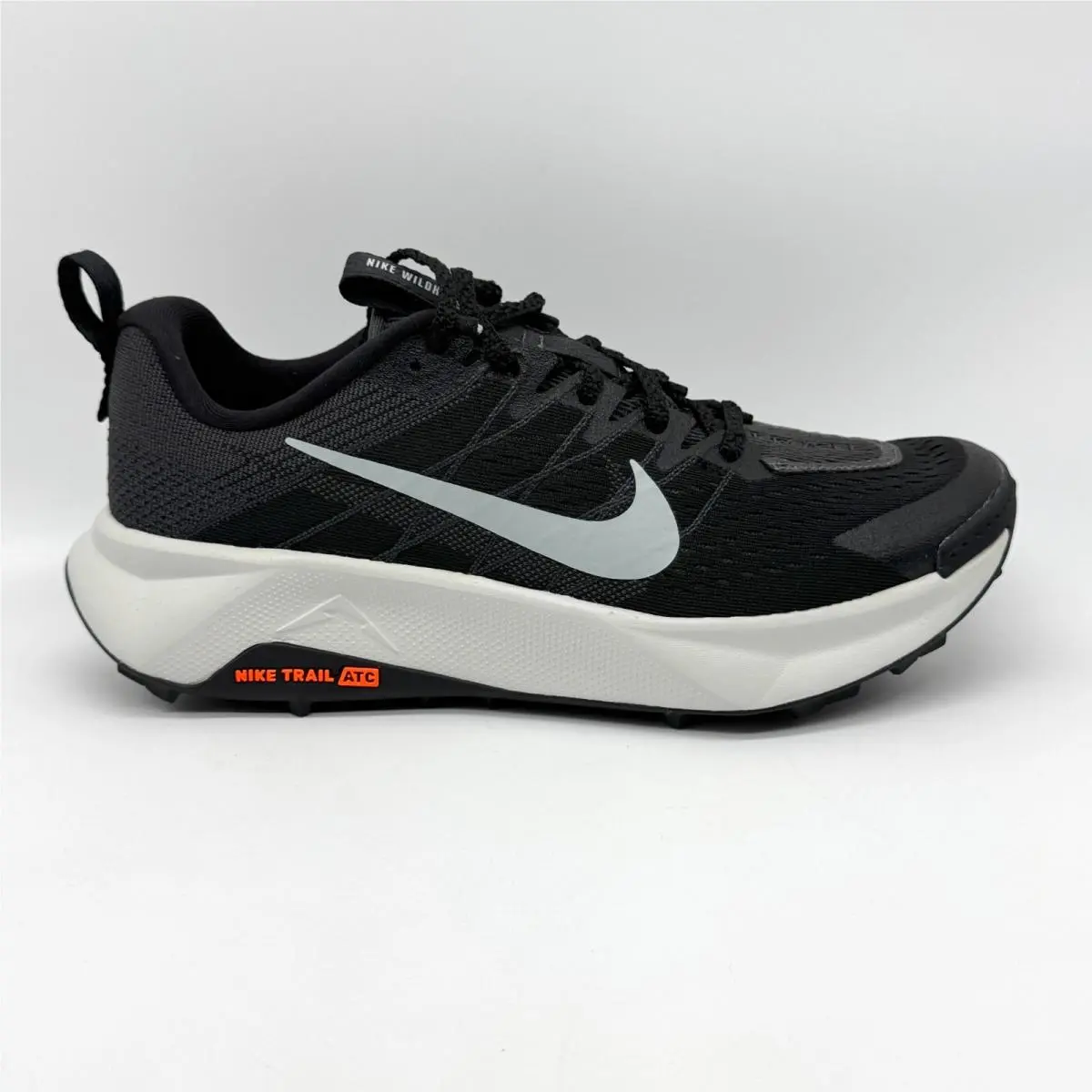 Nike Reactx Wildhorse 10 Black Grey Trail Shoes Sz 7 M / 8.5 W FV2338-001