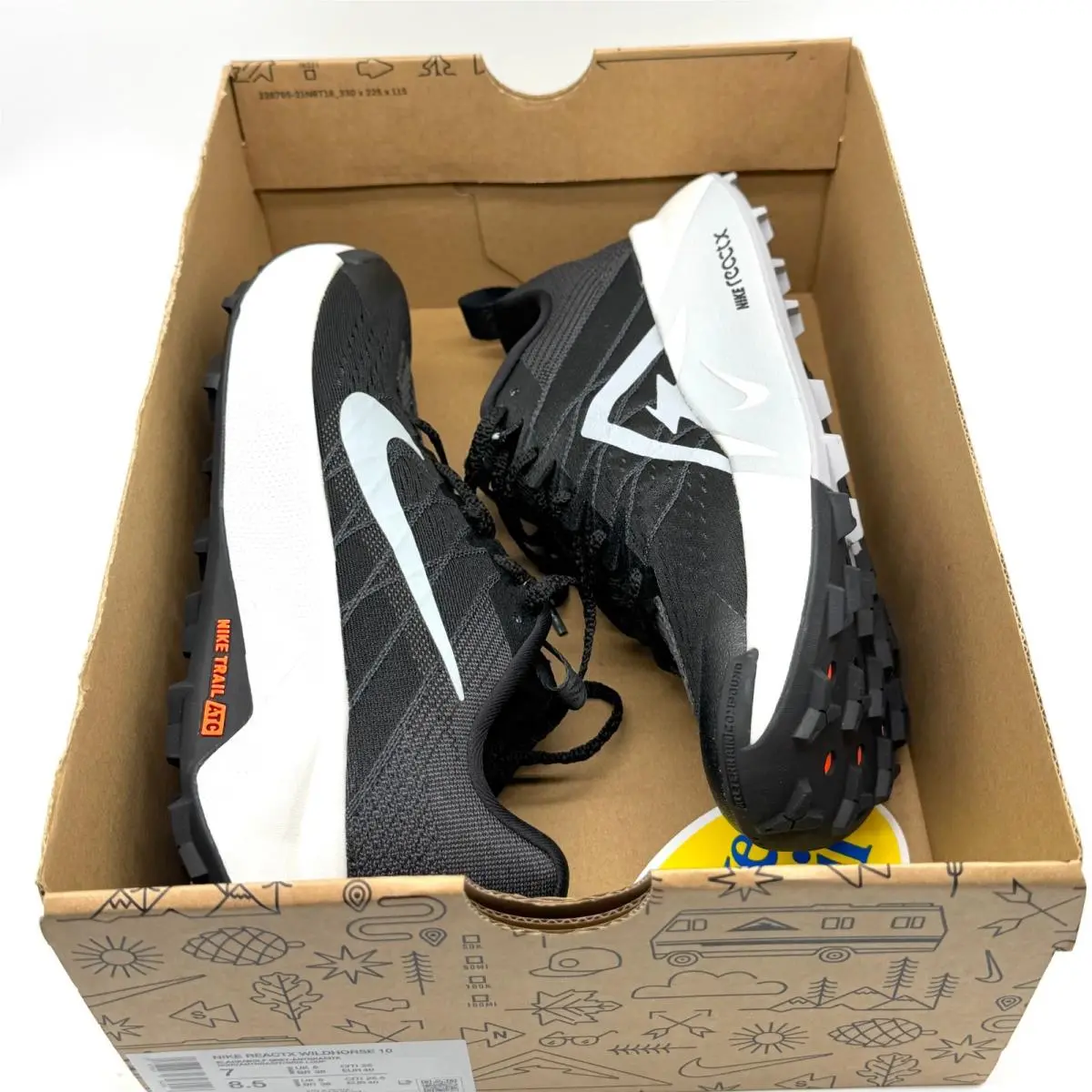 Nike shoes - Nike ReactX Wildhorse 10 - ReactX Wildhorse - FV2338-001 - Black (UPC: 197859348046) 7