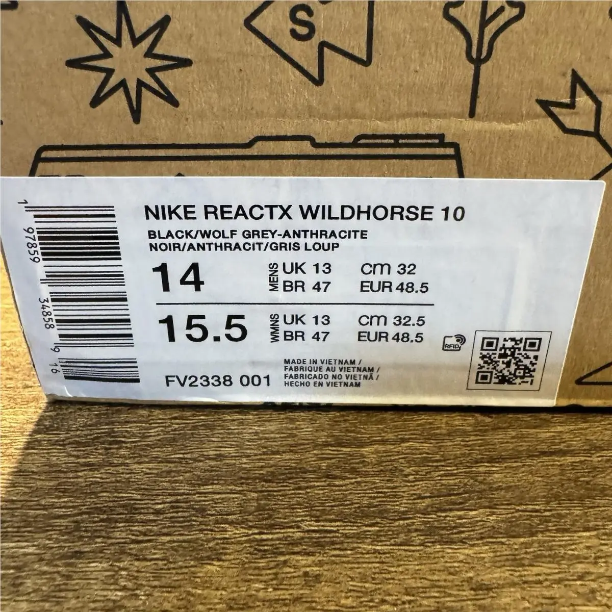 Nike shoes - Nike Wildhorse 10 - Wildhorse - FV2338-001 - Black 0