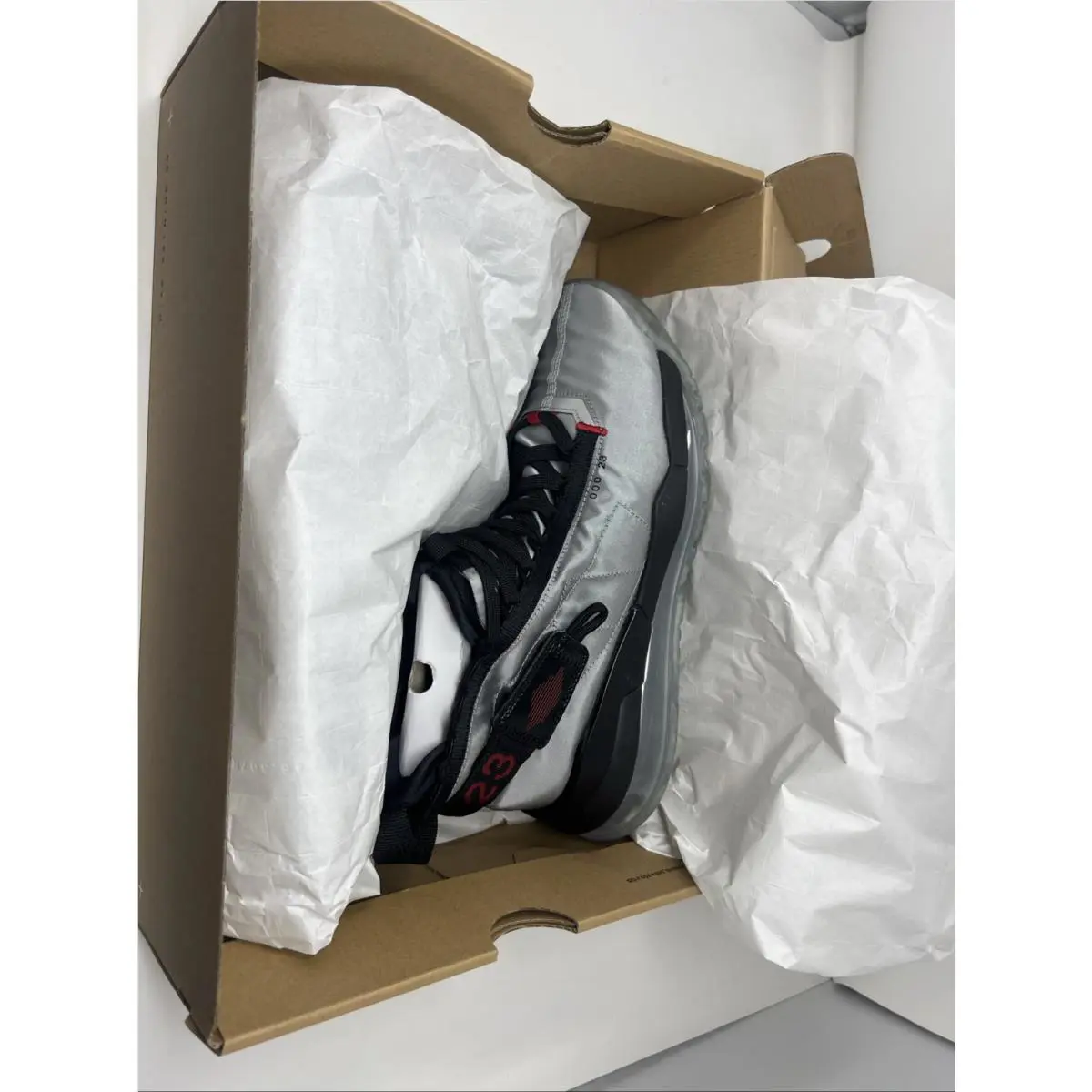 Nike shoes - Jordan Proto Max 720 - Proto Max - BQ6623002 - Metallic Silver / Gym Red (UPC: 193151655783) 7