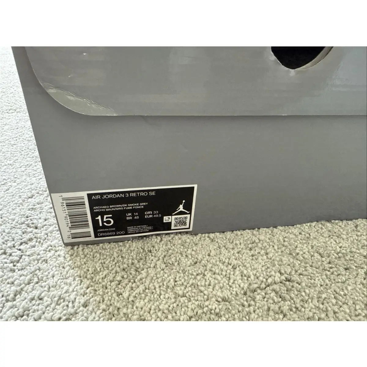 Nike shoes - Jordan 3 - Brown 0
