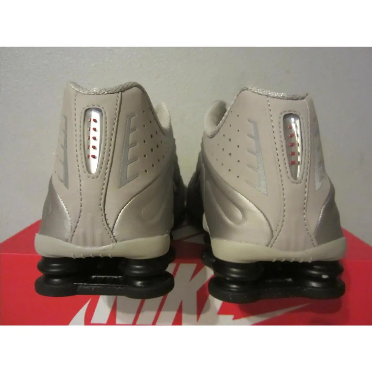 Nike shoes - Nike Shox R4 - Shox - College Grey/Black (UPC: 198480694458) 1