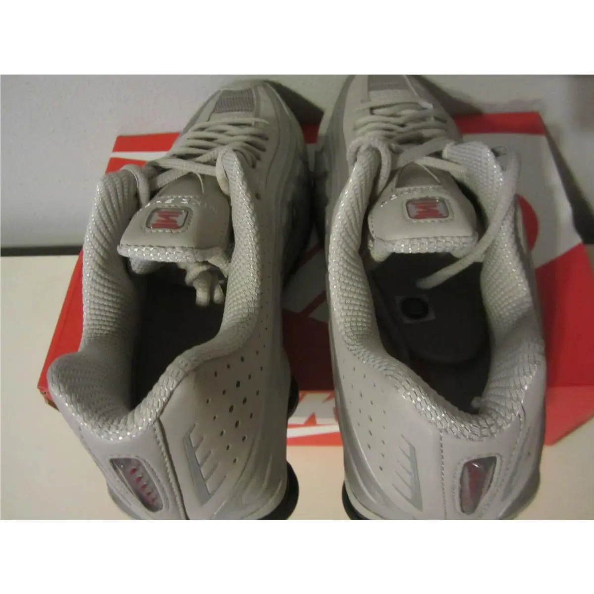 Nike shoes - Nike Shox R4 - Shox - College Grey/Black (UPC: 198480694458) 2