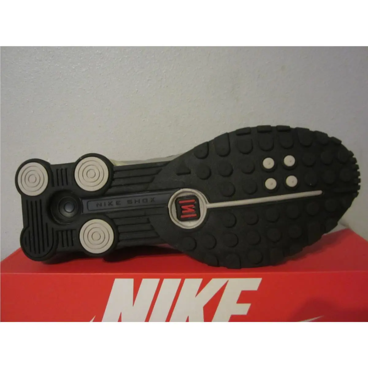 Nike shoes - Nike Shox R4 - Shox - College Grey/Black (UPC: 198480694458) 5