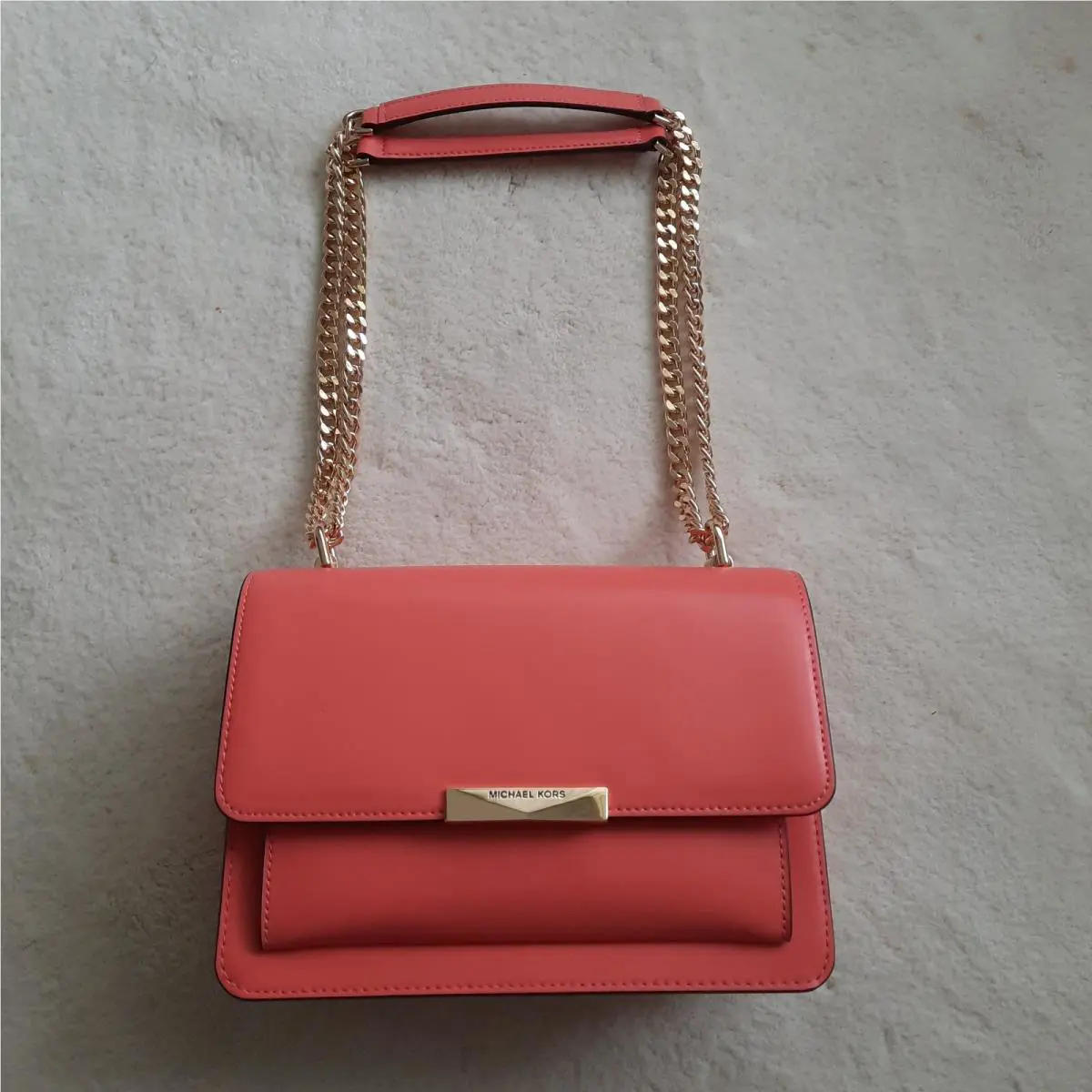 Michael Kors Carmen Medium Convertible Shoulder Bag Crossbody Leather