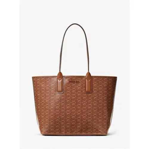Michael Kors Jodie Large Logo Jacquard Tote Bag Shoulder Tote Luggage
