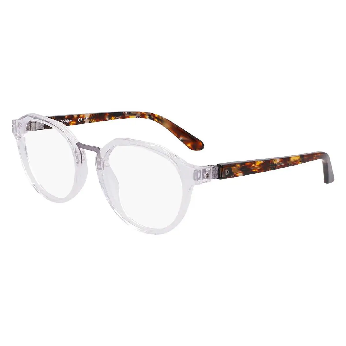 Dragon DR-7012 970 Clear Crystal Tortoise Eyeglasses 51/20/140