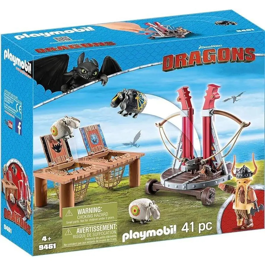 Playmobil 9461 Dreamworks Dragons Racing: Gobber The Belch Mib/new