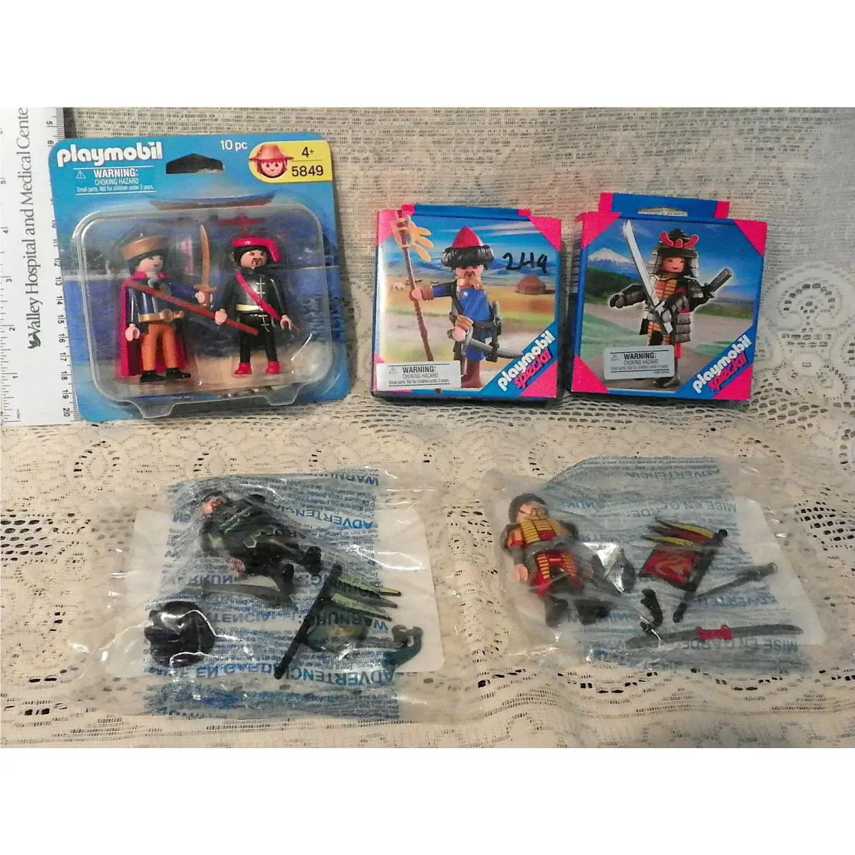 Playmobil Asian 5849 Samurai: 4748 6325 6327 Mongol 4683 - All Still