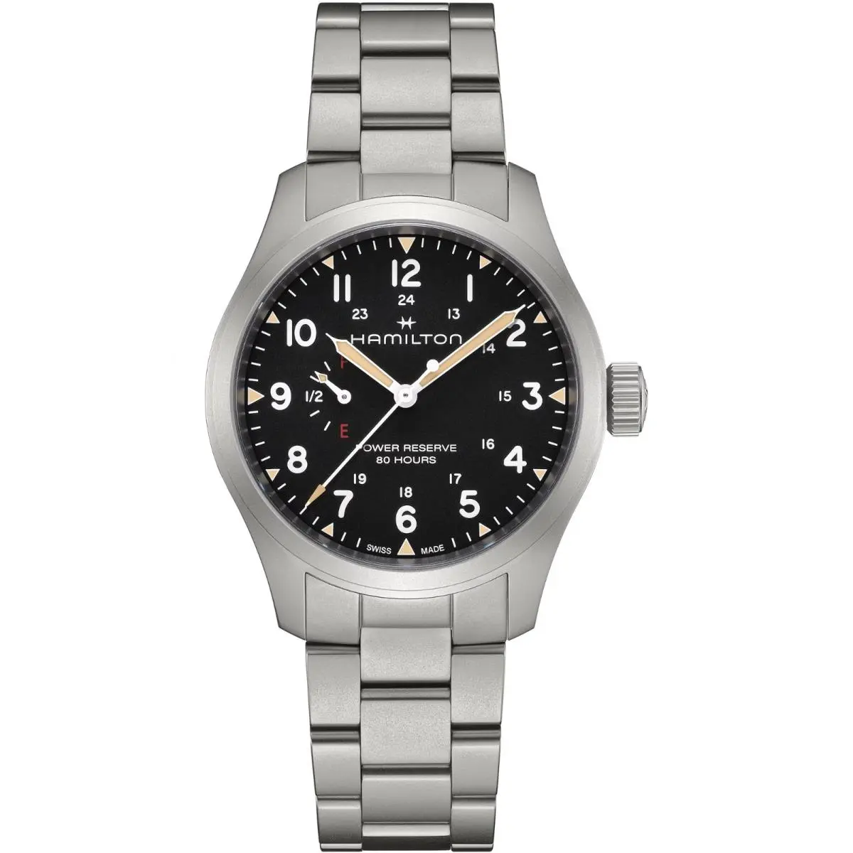Hamilton Khaki Field 80 Hour Mechanical Power Reserve 40MM H69509130