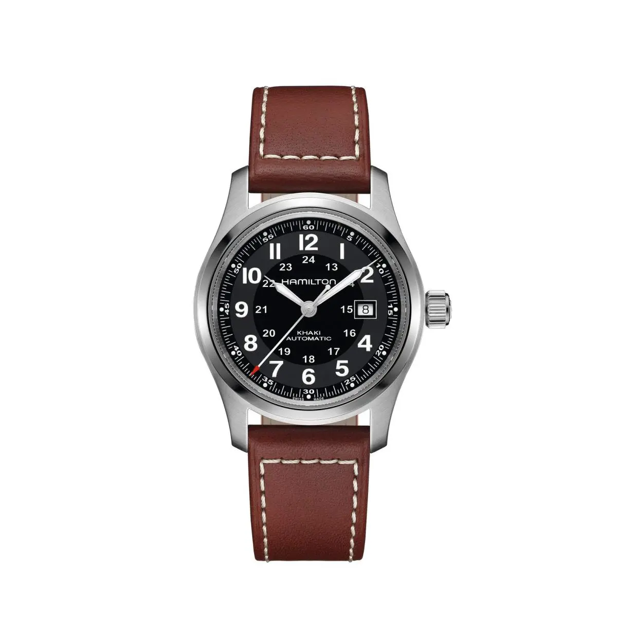 Hamilton Khaki Field Auto Tan / Leather Wristwatch H70555533