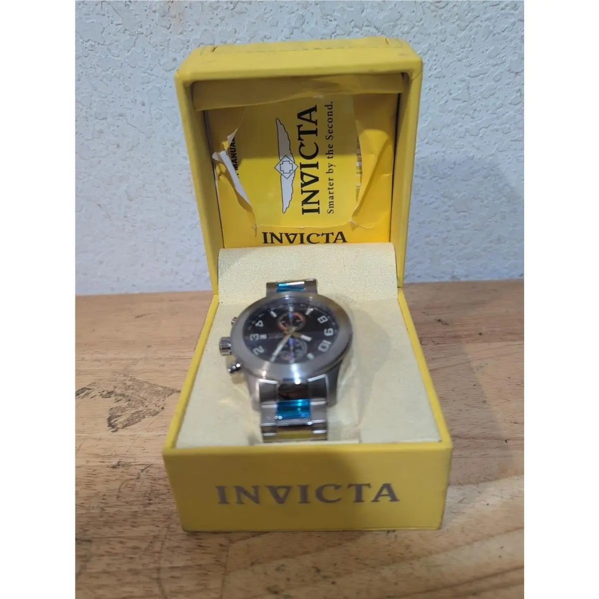Men`s Invicta Specialty Collection Making History Tritnite Model 21490 Blue