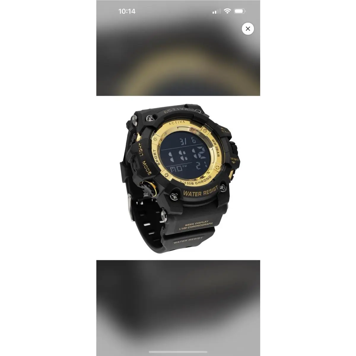 Activa Sync X Invicta Men`s Digital Watch - 50mm.Black ACW8046-003