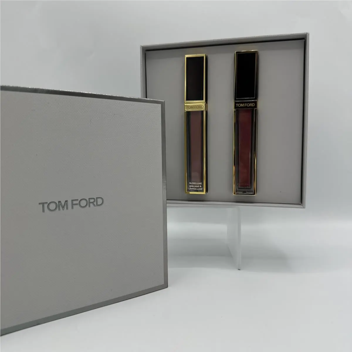 Tom Ford Lipgloss Luxe Duo 08 Inhibition 22 Sunshine Pink Gift Set