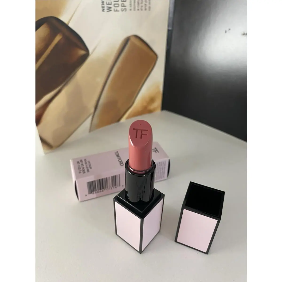 Tom Ford Lip Color Rouge Lipstick Full Size 0.1 Oz/ 3g 04 Indian Rose