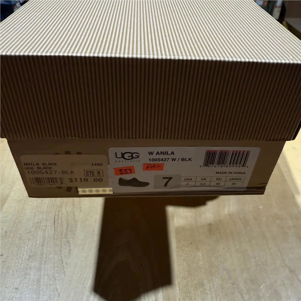 UGG shoes - 1005427 W/BLK - Black 5