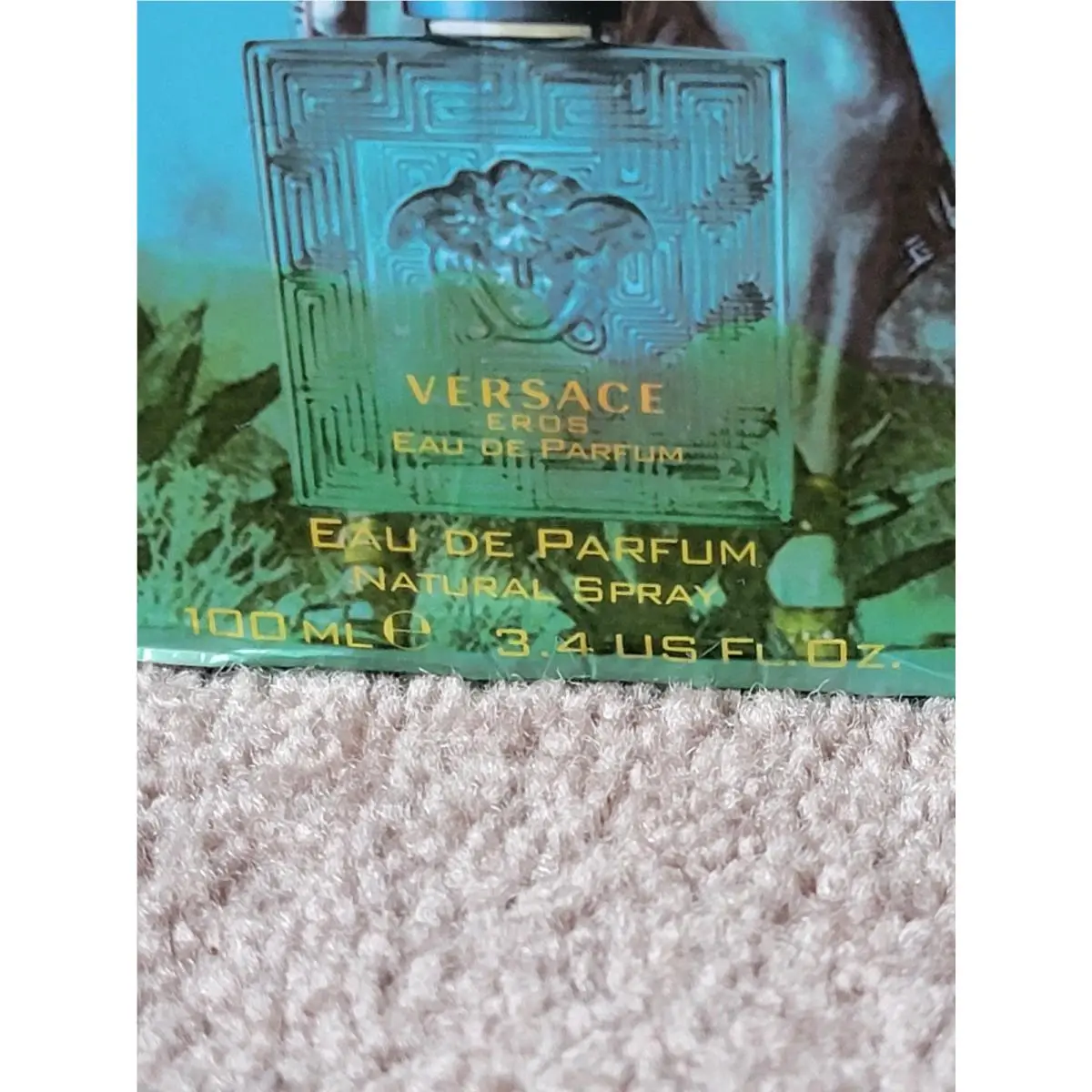 Versace Eros Eau De Parfum Cologne For Men - 3.4 oz