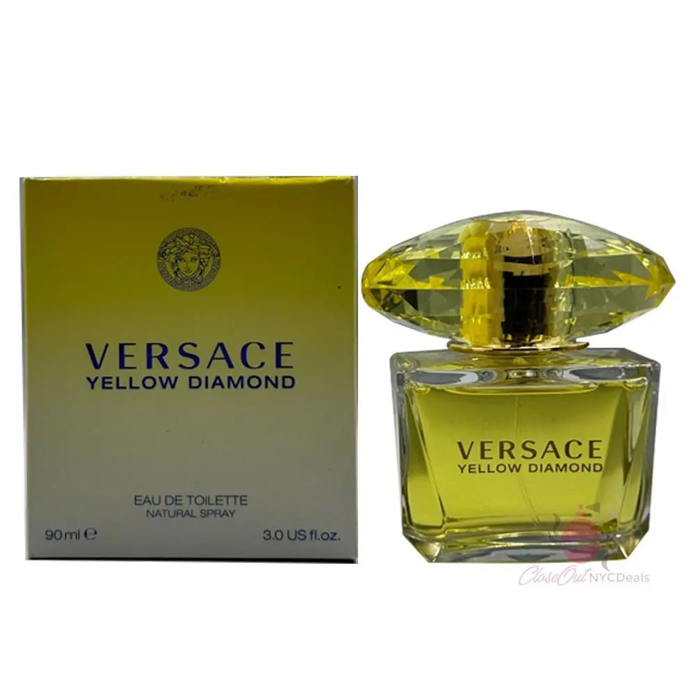 Yellow Diamond Perfume For Women 3.0 oz / 90 ml Edt Spray by Versace