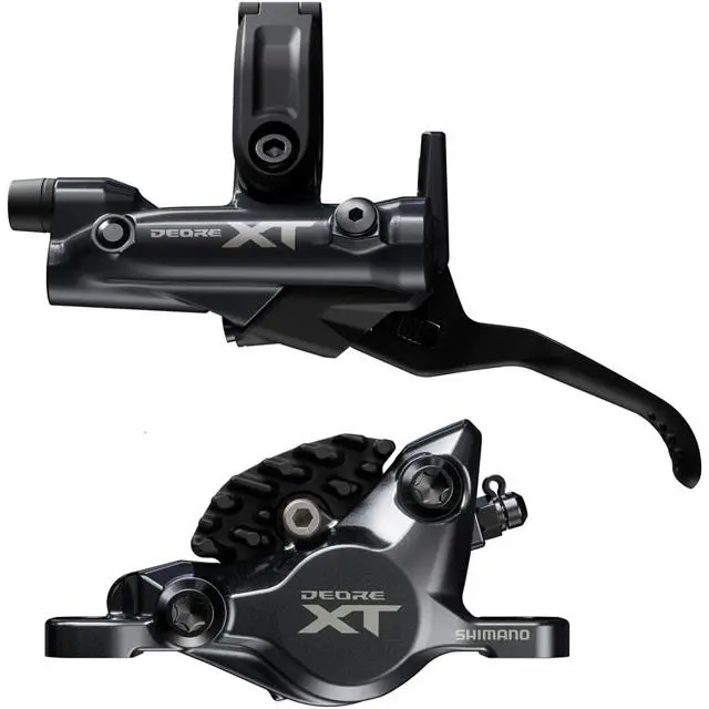 Shimano Deore XT M8200 Disc Brake and Lever - Left/front Post Mount 2-Piston C