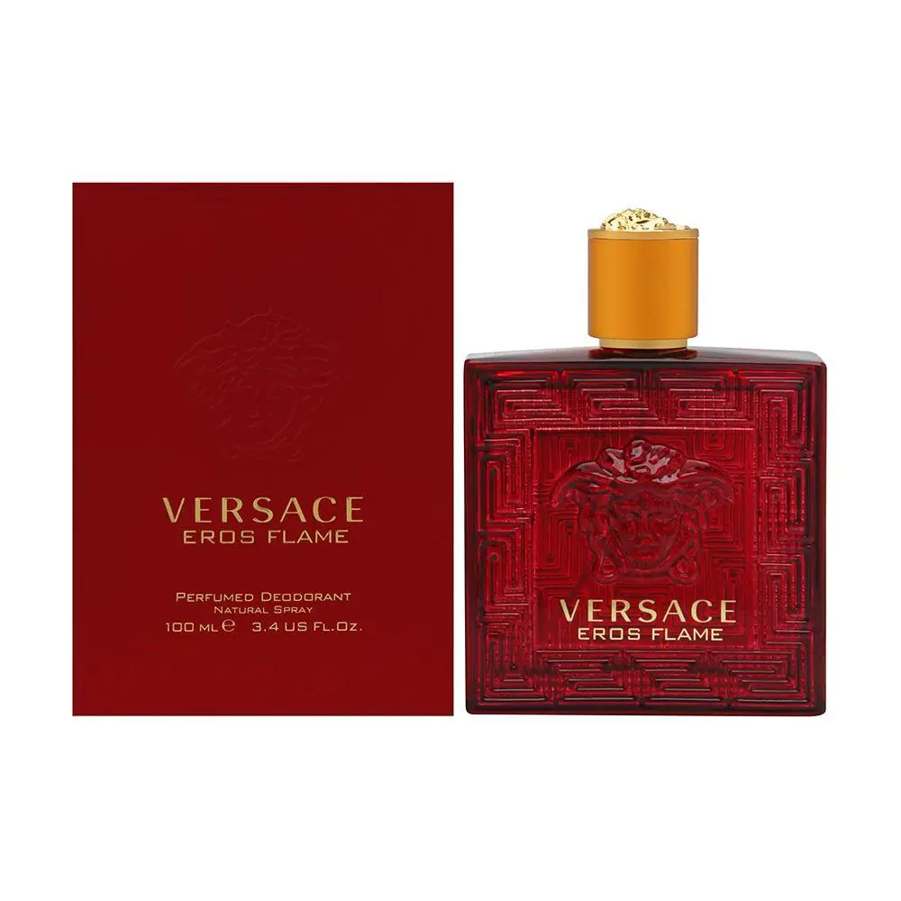 Versace Eros Flame For Men 3.4 oz Perfumed Deodorant Spray