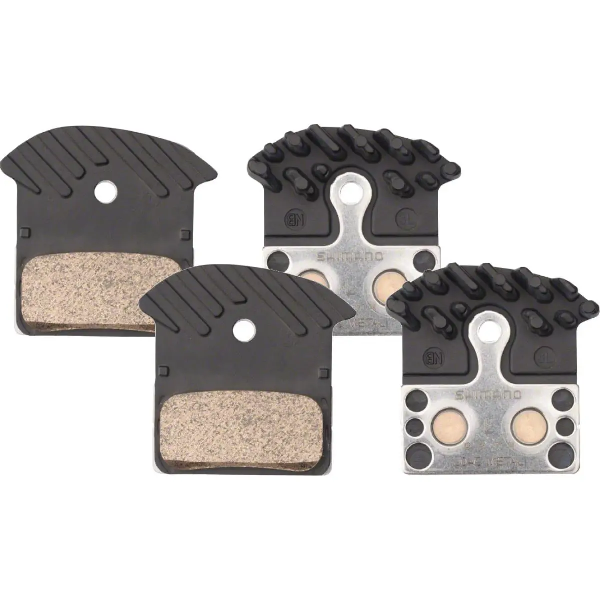 Shimano J04C-MF Metal Finned Alloy Disc Brake Pads Springs High-performance