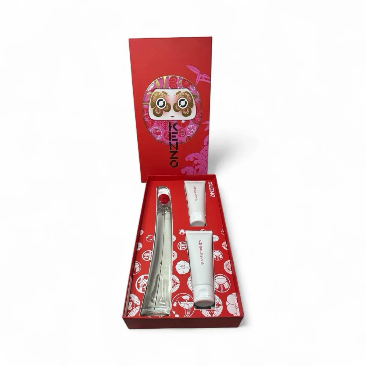 Flower By Kenzo Eau De Parfum Box Set For Women Spray Lotion and Shower Cream