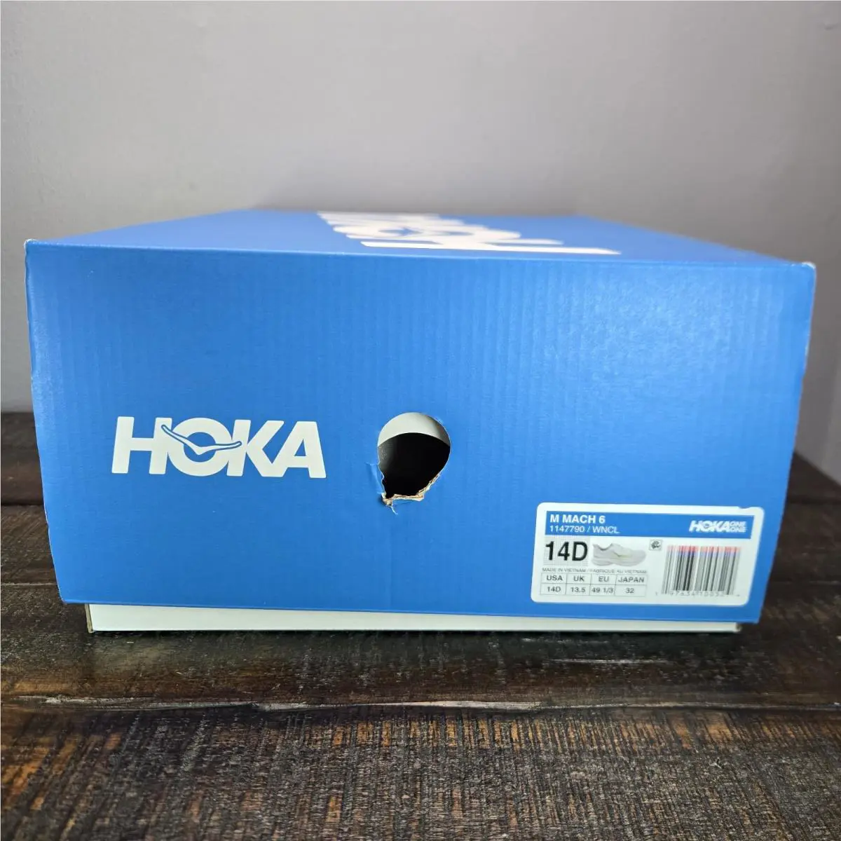 Hoka shoes - Hoka One One Mach 6 - 1155119 FCT - White 10