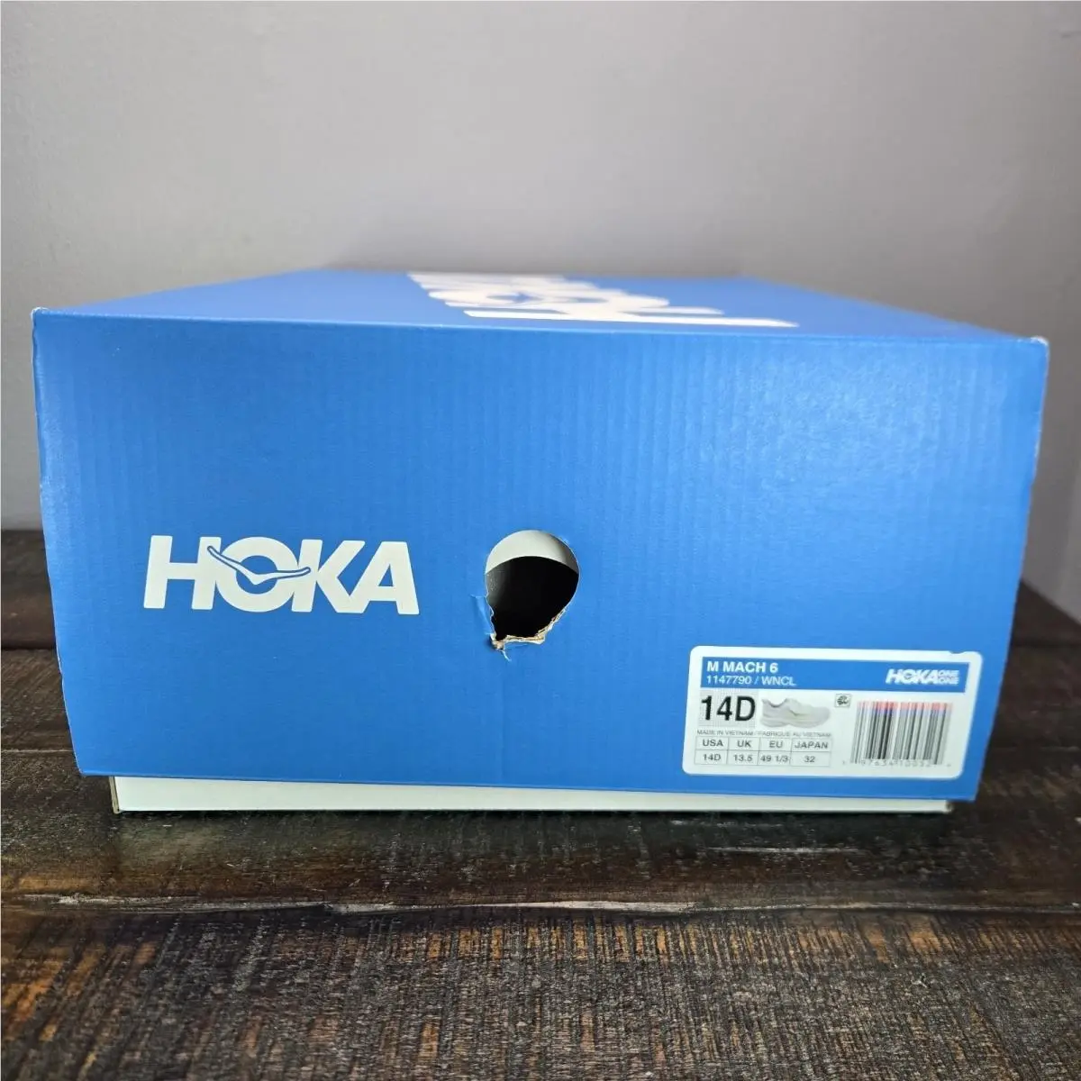 Hoka shoes - Hoka One One Mach 6 - 1155119 FCT - White 10