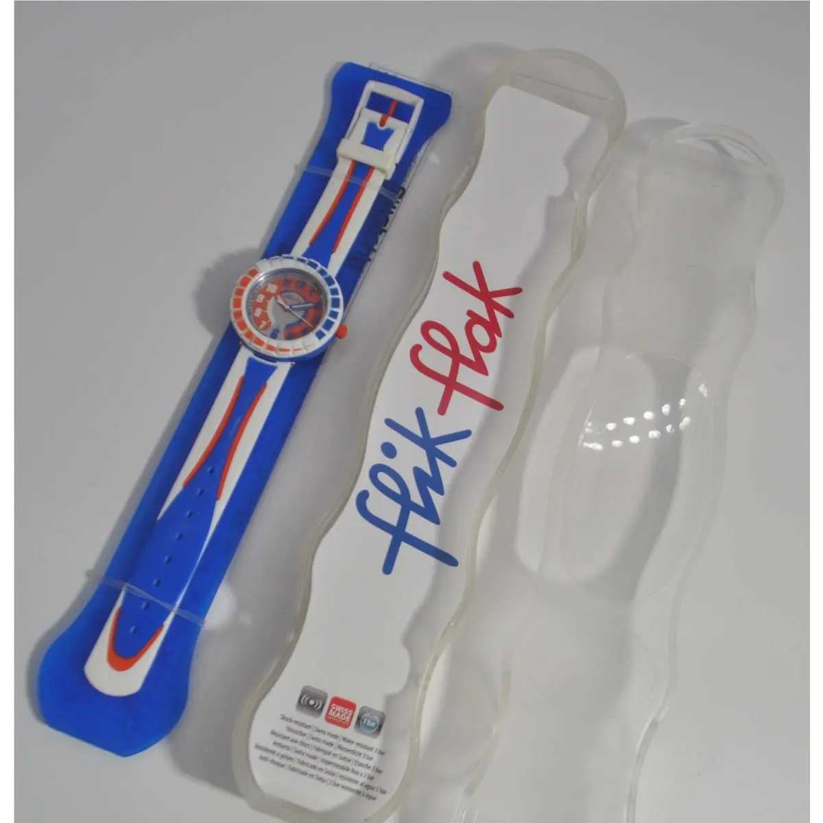 Swatch Flik Flak ZFCSP009 All Around - Orange Blue Watch