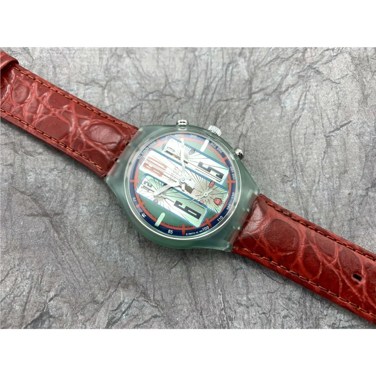 Swatch Originals Chronograph SCG105 Tyrone Nos Box/paper/tag 1994