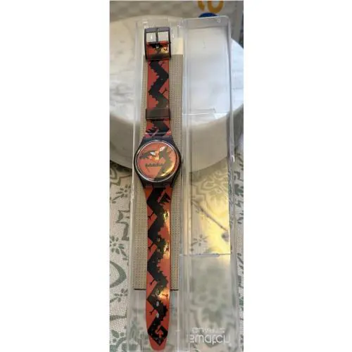 Vintage 1998 Swatch Watch Spicy GM150 1998 Swatch Gent Spicy Dragon GM150