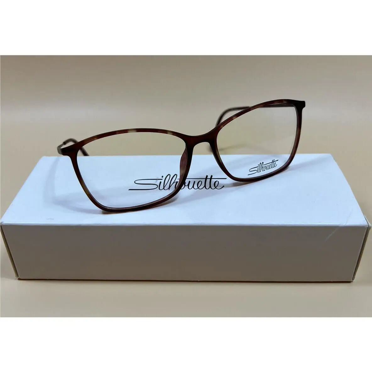 Silhouette Eyeglass Frames 1598 6040 Illusion Lite Havana Marsala 55 14 140