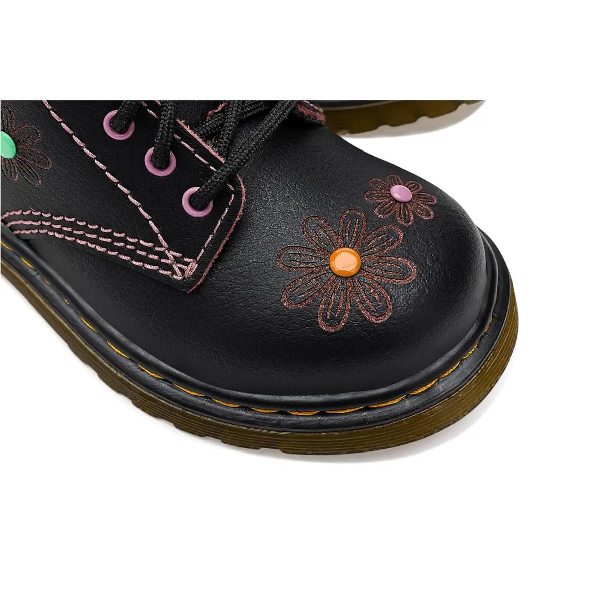 Dr. Martens shoes - Black/Silver Glitter 38