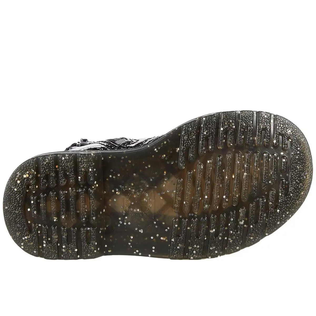 Dr. Martens shoes - Black/Silver Glitter 15