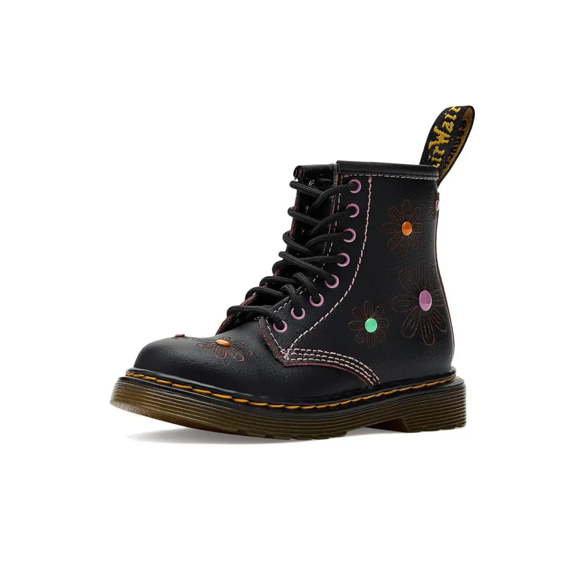 Dr. Martens shoes - Black/Silver Glitter 33