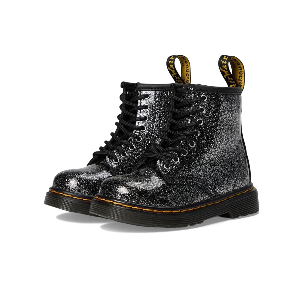 Dr. Martens shoes - Black/Silver Glitter 6