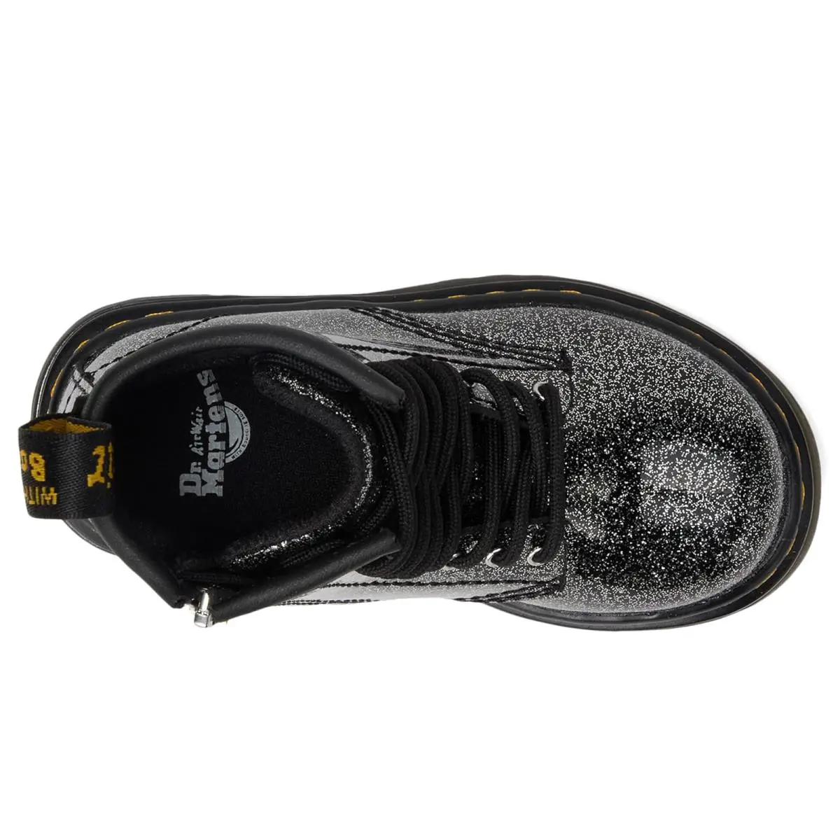 Dr. Martens shoes - Black/Silver Glitter 14