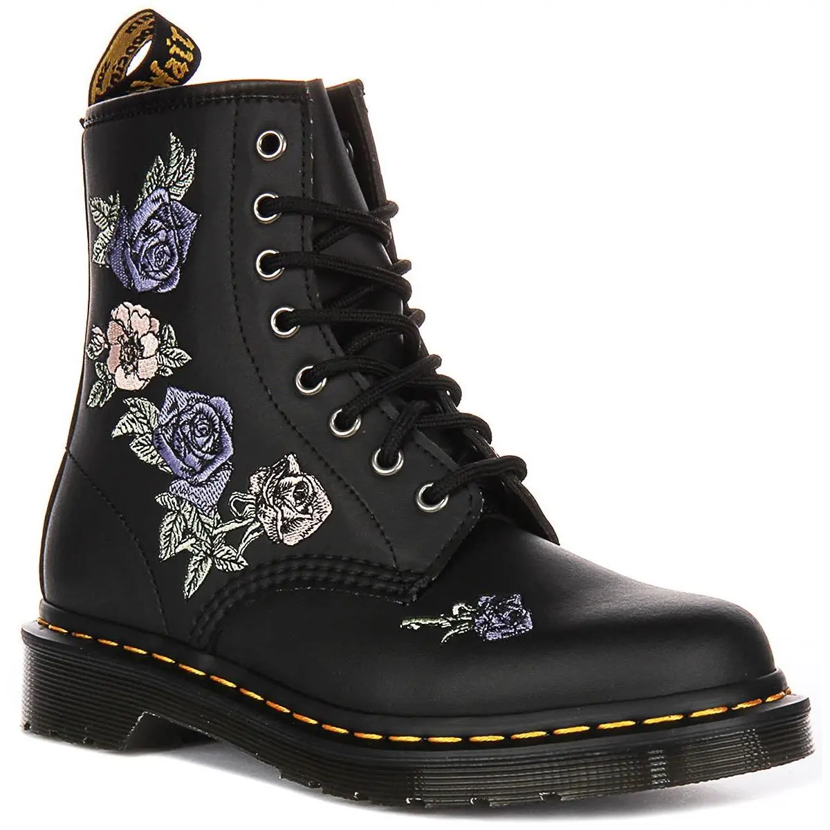 Dr. Martens shoes - Black Flower 5