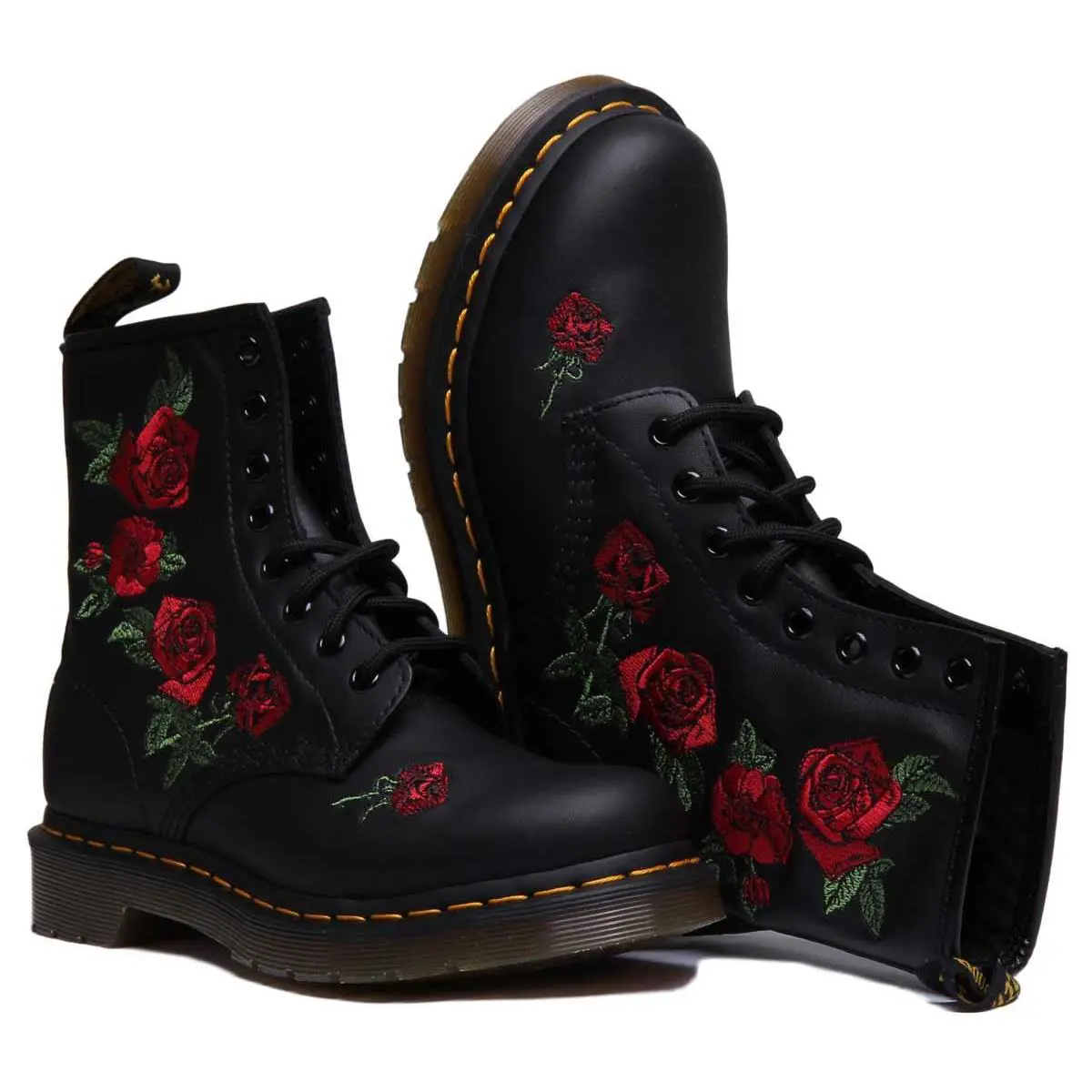 Dr. Martens shoes - Black Flower 15
