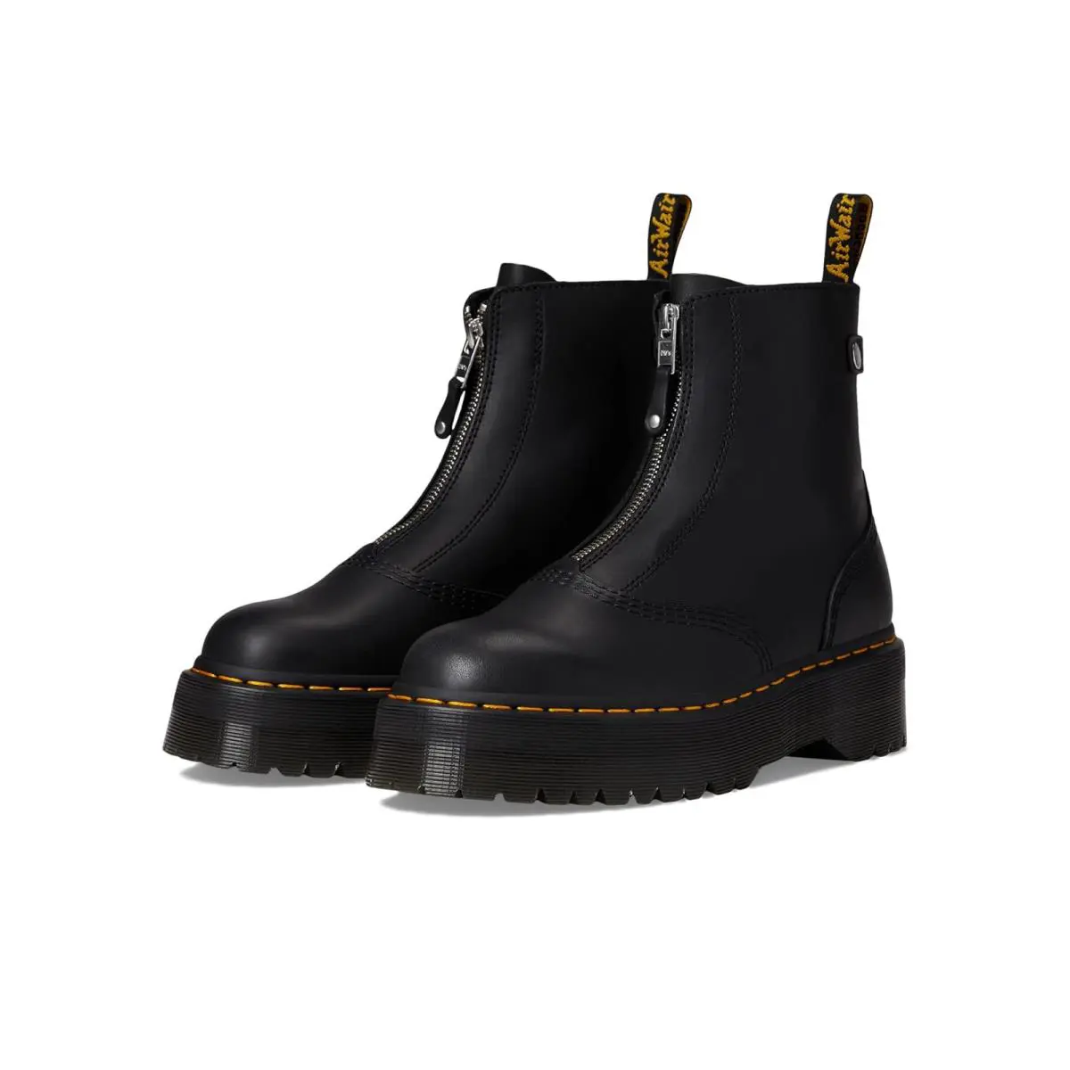 Woman`s Boots Dr. Martens Jetta Sendal Leather Boot - Black Sendal