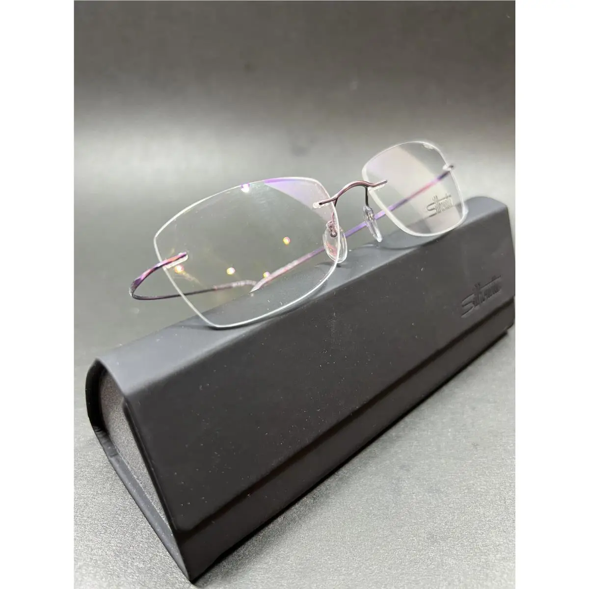 Silhouette 5515 3540 Mauve Shadow Tma Must Collection Shape CU Sz 52-17-140