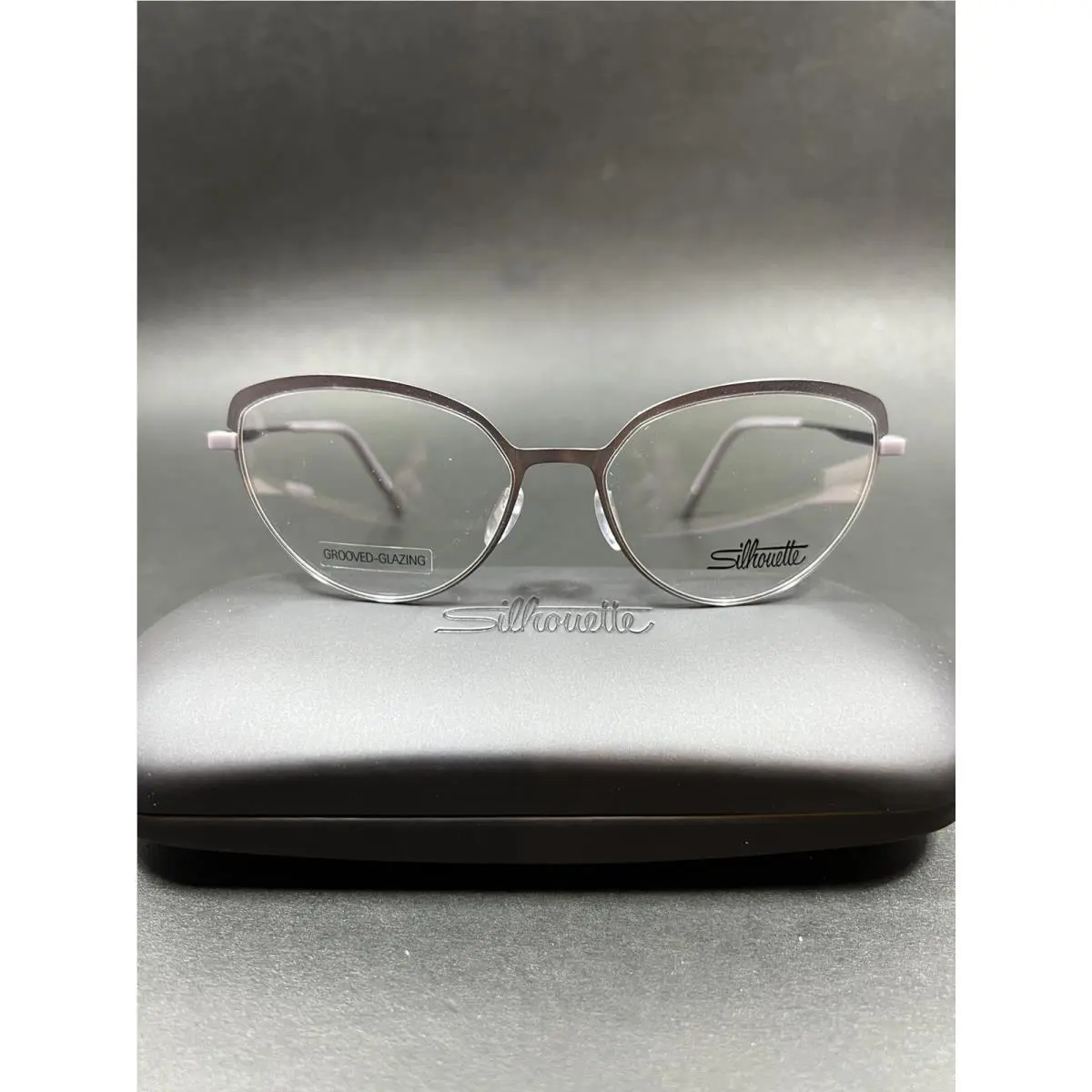 Silhouette 5532 Lite Wave 4040 Velvet Cassis Eyeglasses 52-16-135 Case Cloth Inc