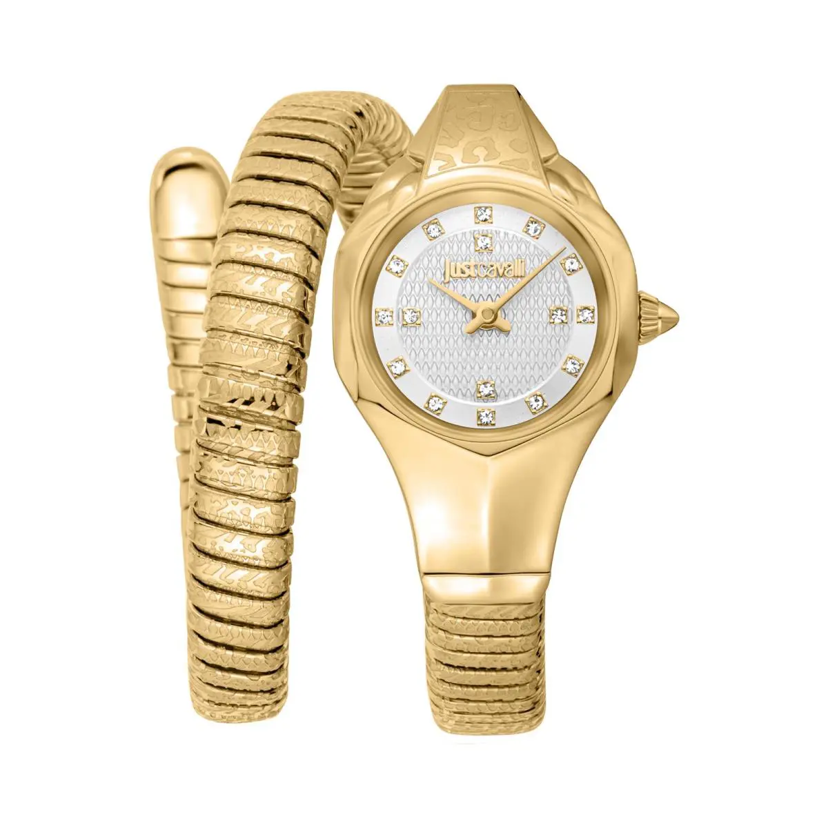 Just Cavalli Women`s JC1L270M0025 Signature Snake 22mm Quartz Watch
